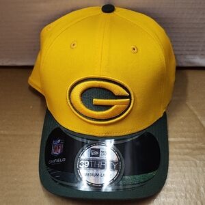 NEW ERA Green Bay Packers Yellow and Green Cap